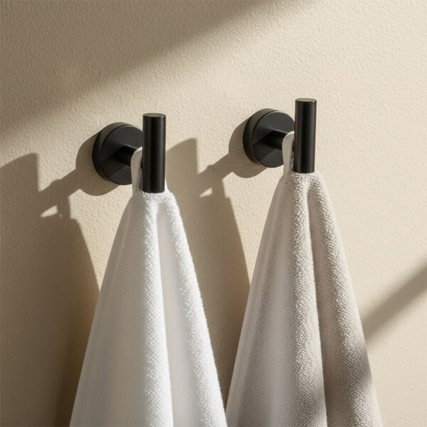 Set accesorii pentru baie Ari Black 4 piese