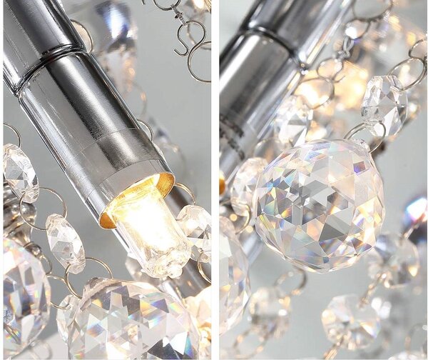 Lampă de tavan din cristal Plafond Candelabru Glamour APP403-C