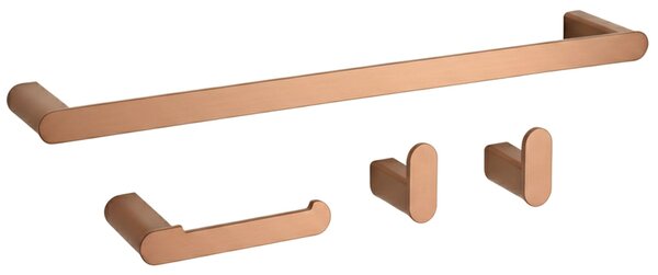 Set accesorii pentru baie Mati Brush Copper 4 piese