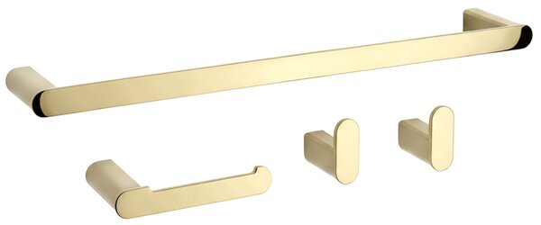 Set accesorii pentru baie Mati Gold 4 piese