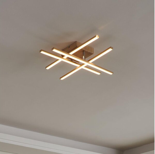 Eglo 901104 - Plafonieră LED LASANA LED/20,5W/230V aurie