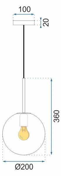 LAMPĂ DE PLAFON STICLĂ ALBĂ APP431-1CP