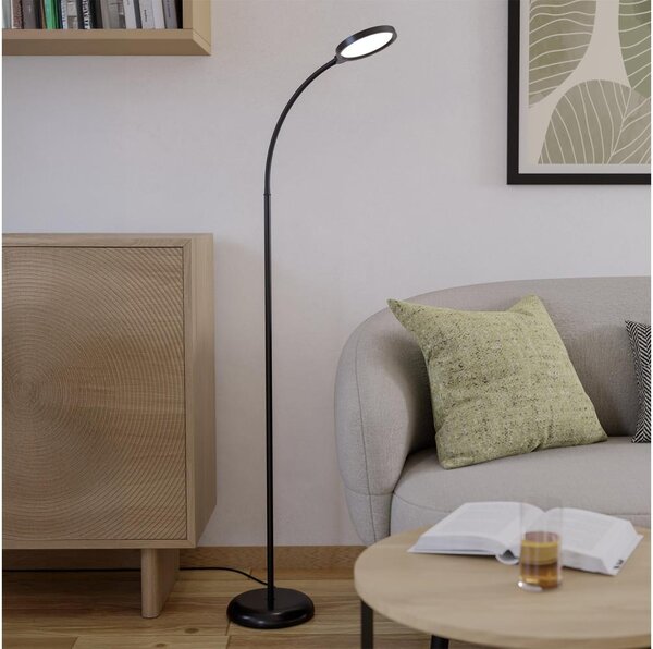 Eglo 902176 - Lampă de podea LED reglabilă LAURO LED/5,5W/230V 2700/4000/6500K neagră