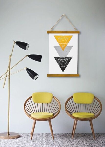Wall Hanging Canvas Resignation with Poetry - Dan Johannson XMPDJ112