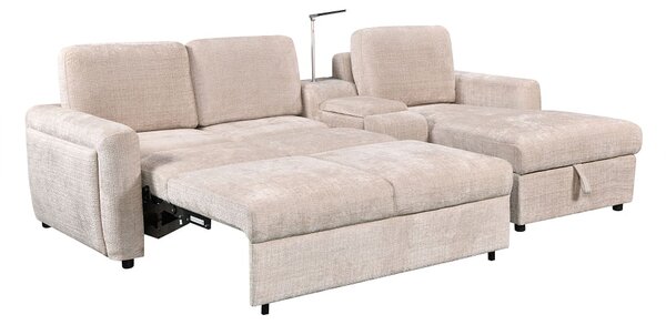 Colțar Extensibil Cremona KF7864-02, Bej Dreapta