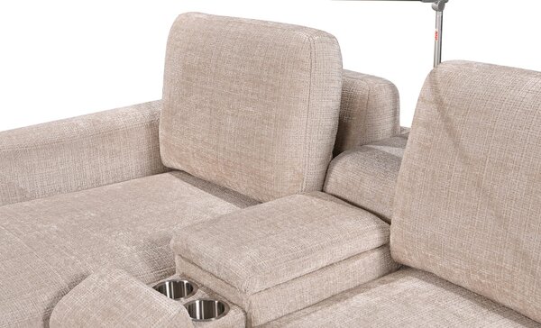 Colțar Extensibil Cremona KF7864-02, Bej Stânga
