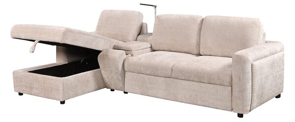 Colțar Extensibil Cremona KF7864-02, Bej Stânga