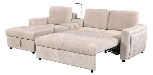 Colțar Extensibil Cremona KF7864-02, Bej Stânga