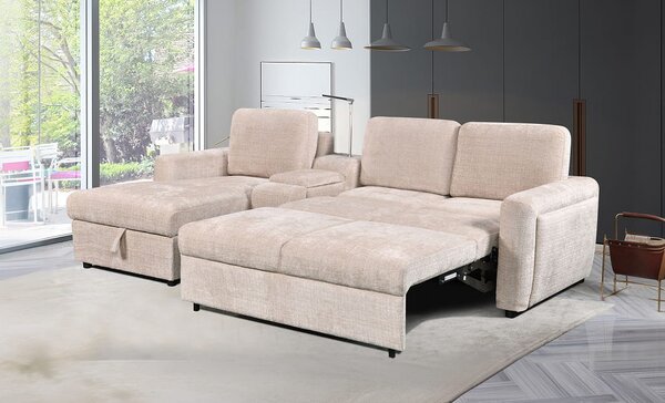 Colțar Extensibil Cremona KF7864-02, Bej Stânga