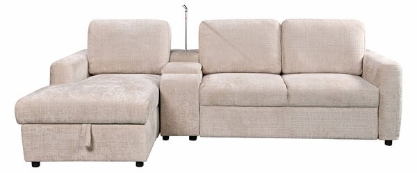 Colțar Extensibil Cremona KF7864-02, Bej Stânga