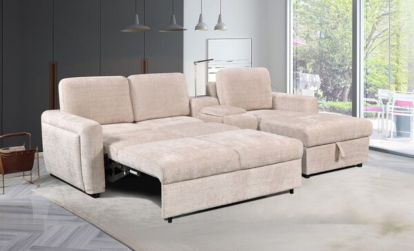 Colțar Extensibil Cremona KF7864-02, Bej Dreapta