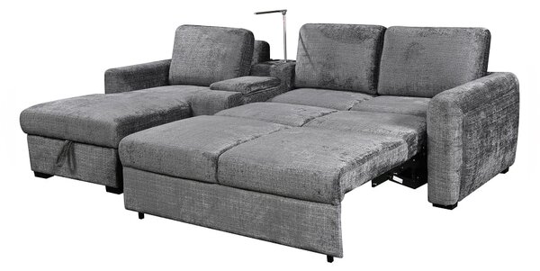 Colțar Extensibil Cremona KF7864-95, Gri Stânga