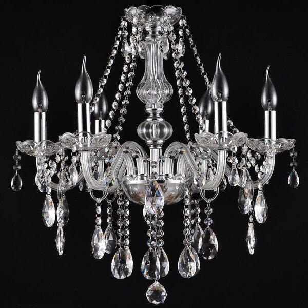 Candelabru cu lampă de cristal 392183