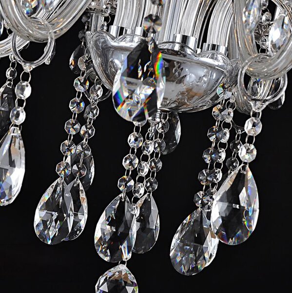 Candelabru cu lampă de cristal 392183
