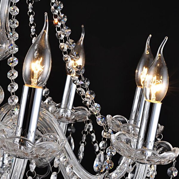 Candelabru cu lampă de cristal 392183