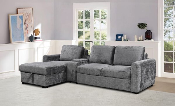 Colțar Extensibil Cremona KF7864-95, Gri Stânga