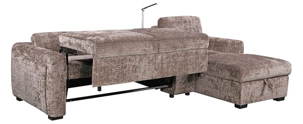 Colțar Extensibil Cremona KF7864-24, Maro Dreapta