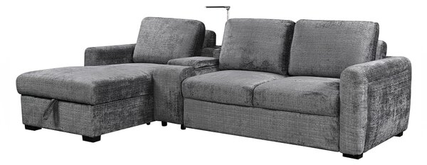 Colțar Extensibil Cremona KF7864-95, Gri Stânga