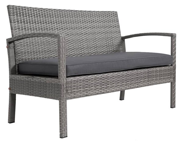 Deuba Set canapele de gradina - perne gri, antracit
