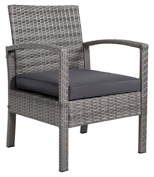 Deuba Set canapele de gradina - perne gri, antracit