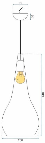 Lustra suspendată Metal Auriu APP378-1CP