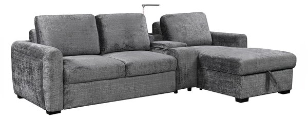 Colțar Extensibil Cremona KF7864-95, Gri Dreapta