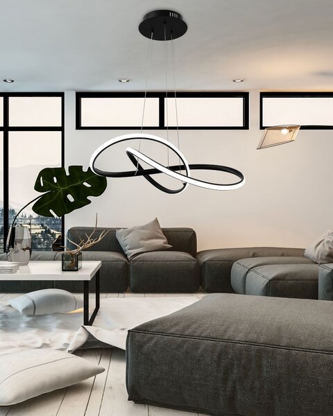 Lampa APP395-CP Black
