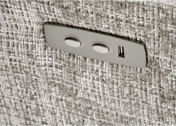 Fotoliu recliner tip bubble Amore, gri