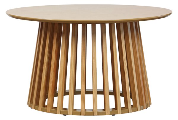 Masuta Cafea Rotunda Dominom, MDF , Stejar, Diametru 80 Cm