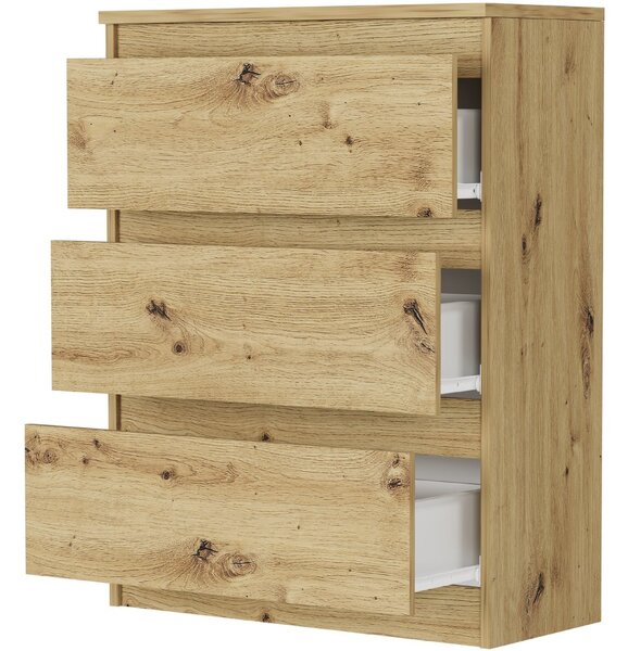 Comoda compactă R-3 - diverse variante de culori sonoma mix alb