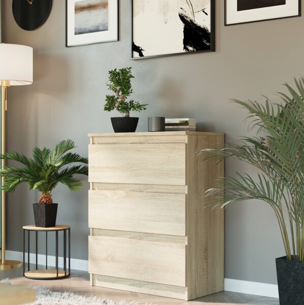 Comoda compactă R-3 - diverse variante de culori sonoma mix alb