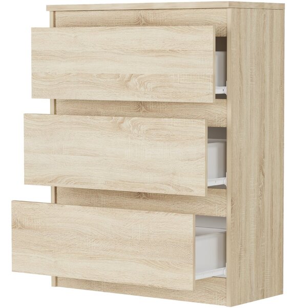 Comoda compactă R-3 - diverse variante de culori sonoma mix alb