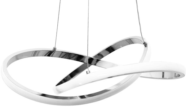 Lampă de tavan Inel suspendat LED modern + telecomandă APP389-CP Chrome