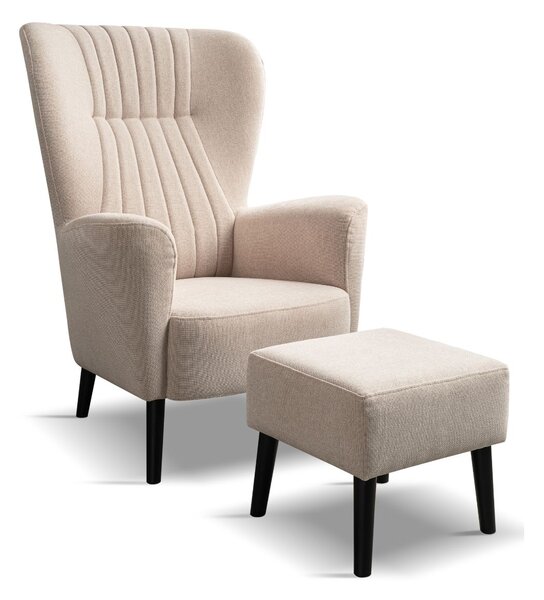 Fotoliu cu urechi Wingback Tulle1
