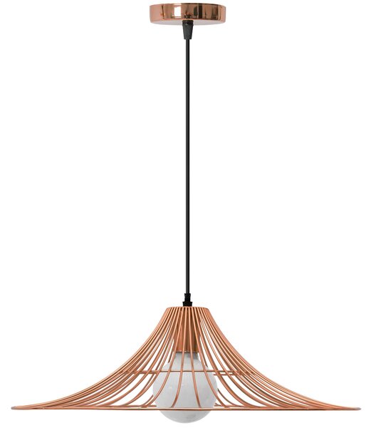 Lampa DE TAVAN SUSPENDABILA Plata rotunda Loft roz Aurie APP483-1CP