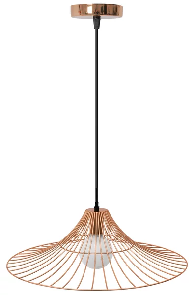 Toolight Toollight - Lampă suspendată de tavan 1xE27 APP483-1CP, aur roz, OSW-00907