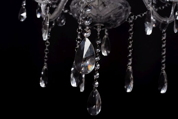 Candelabru cu lampă de cristal 300752