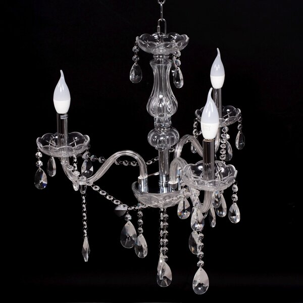 Candelabru cu lampă de cristal 300752