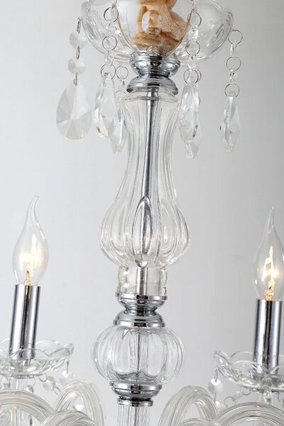 Candelabru cu lampă de cristal 300752