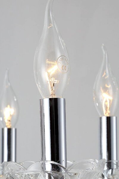 Candelabru cu lampă de cristal 300752