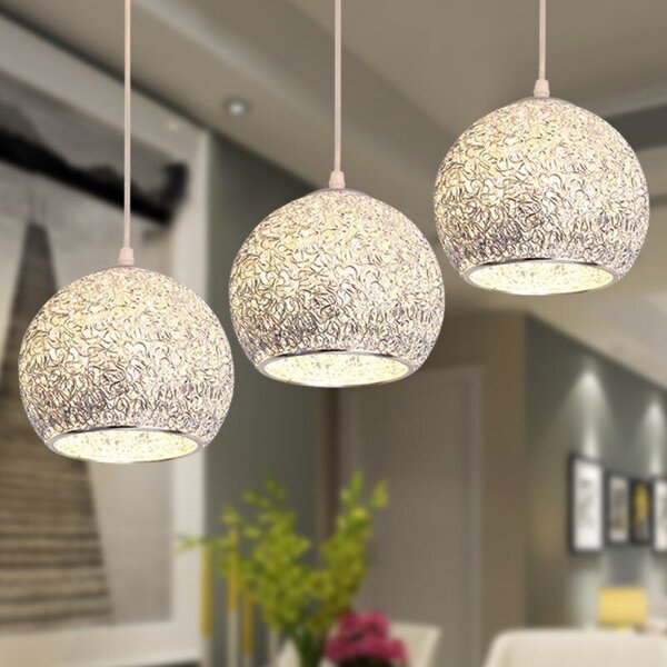 Lampa DE TAVAN SUSPENDABILA tripla metal Crom app633-3cp