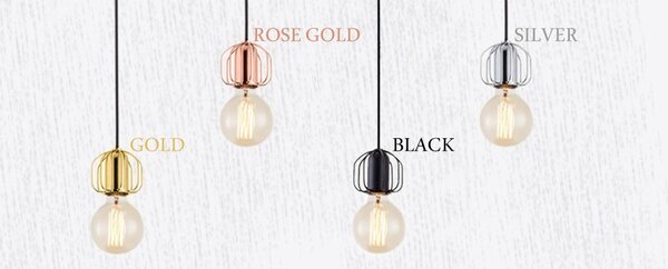 Lampa DE TAVAN SUSPENDABILA Loft Black APP591-1CP