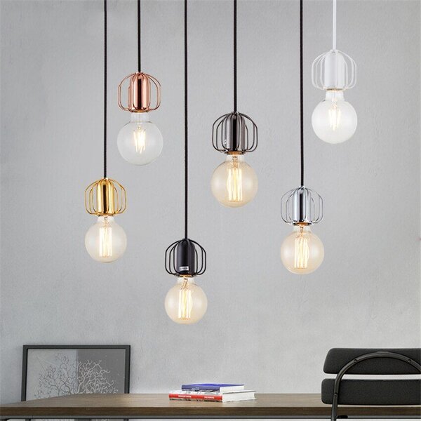 Lampa DE TAVAN SUSPENDABILA Loft Black APP591-1CP