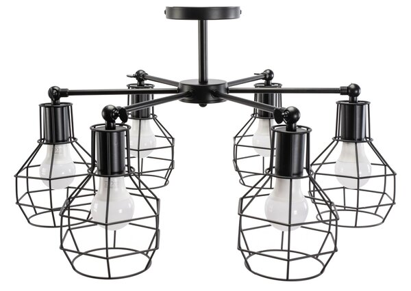 Lampă suspendată de tavan din metal Loft APP735-6C