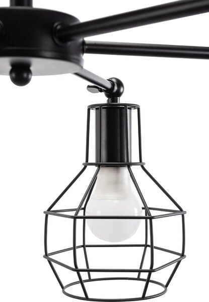 Lampă suspendată de tavan din metal Loft APP735-6C