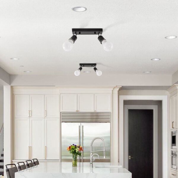 Lampa DE TAVAN Reflector Black APP696-2C