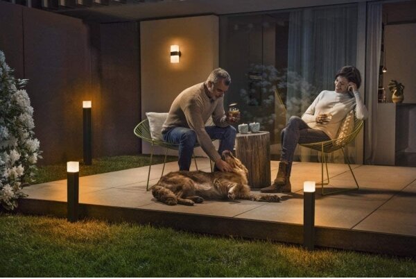 Ledvance - Aplica de perete LED RGB pentru exterior SMART + CUBE LED/13.5W/230V IP44 Wi-Fi