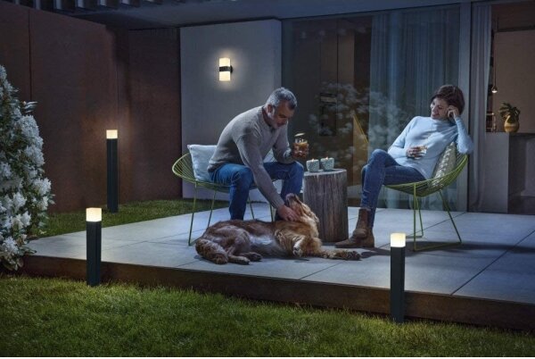 Ledvance - Aplica de perete LED RGB pentru exterior SMART + CUBE LED/13.5W/230V IP44 Wi-Fi
