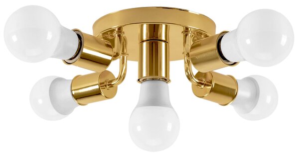 Lampă de tavan cu reflector metalic Auriu APP708-5c