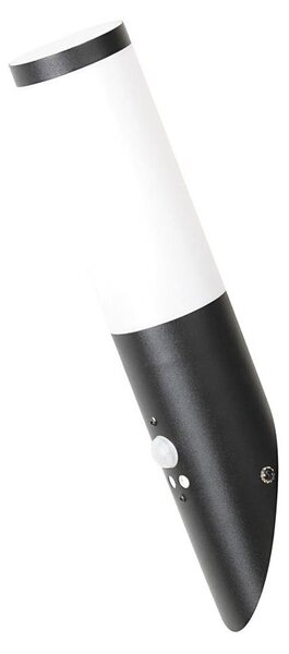 Rabalux 8146 - Aplica exterior cu senzor BLACK TORCH 1xE27/25W/230V